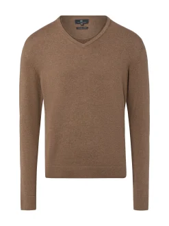 Nils Sundström Herren Strickpullover in taupe
