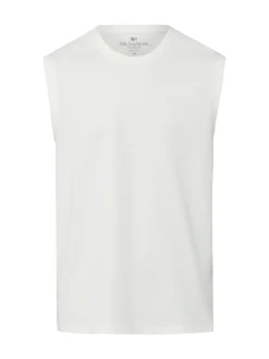 Nils Sundström Herren Tanktop in weiß - Ärmel: ohne Arm