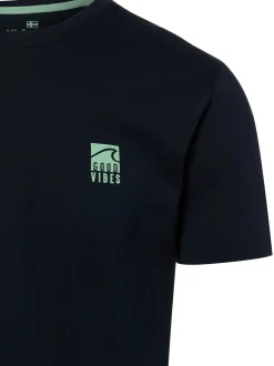 Nils Sundström Herren T-Shirt in marine - Ärmel: kurzarm
