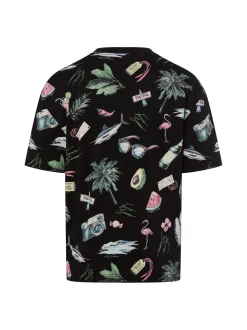 Nils Sundström Herren T-Shirt in schwarz mehrfarbig