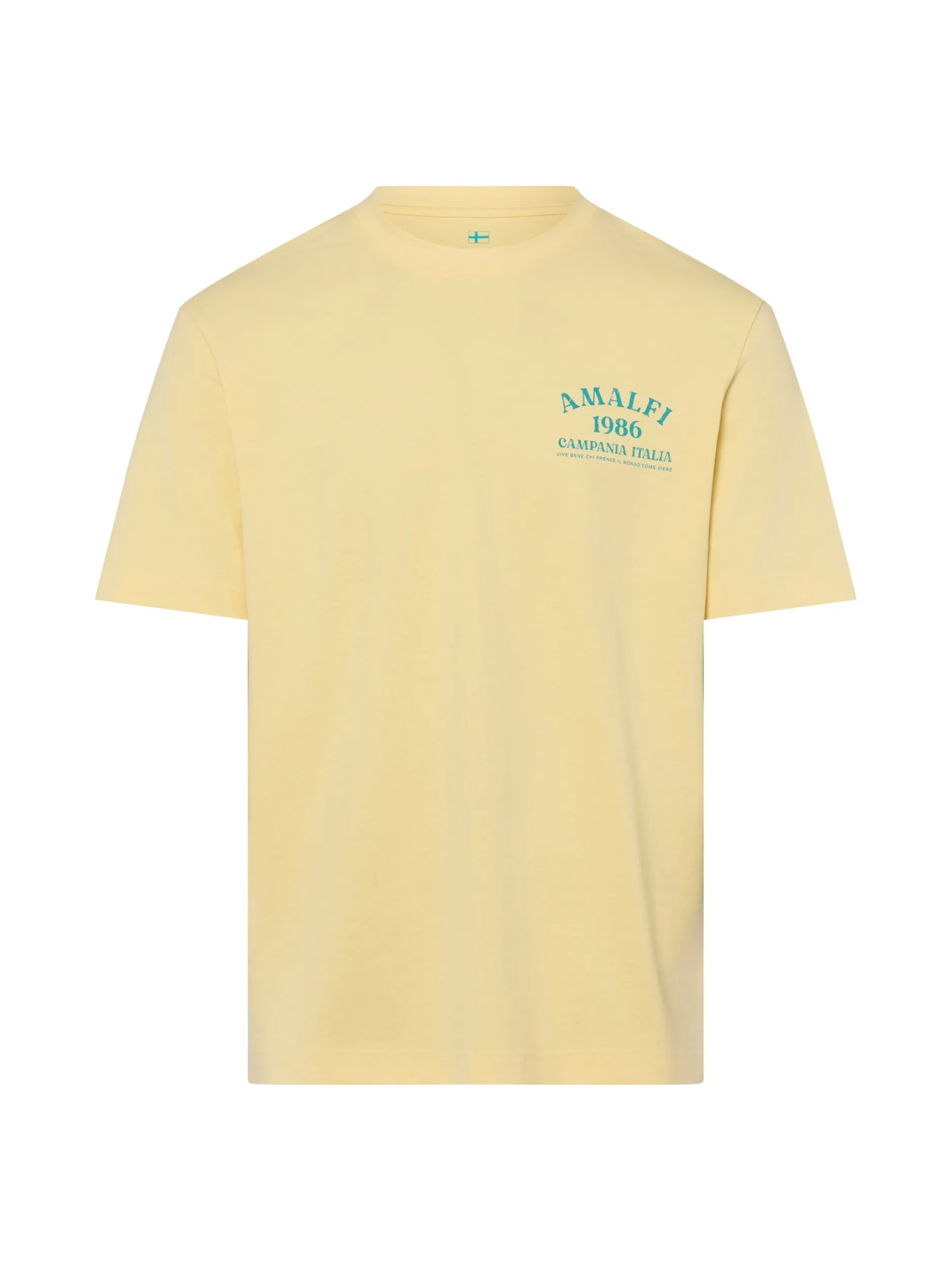 Nils Sundström Herren T-Shirt in gelb grün