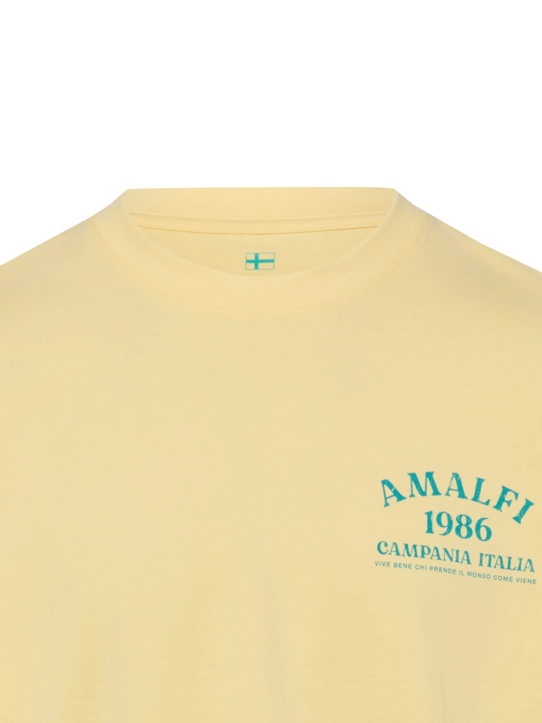 Nils Sundström Herren T-Shirt in gelb grün