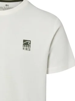 Nils Sundström Herren T-Shirt in weiß grau