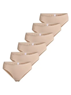 Nina von C. Damen Jazz Pants - 6er Pack Basic in beige
