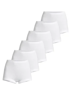 Nina von C. Damen Pagenschlüpfer - 6er Pack Daily in weiß