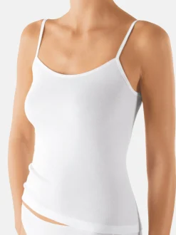 Nina von C. Damen Spaghetti Top - 3er Pack Daily in weiß