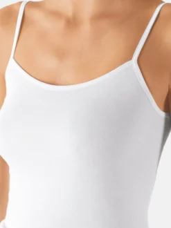 Nina von C. Damen Spaghetti Top - 3er Pack Daily in weiß