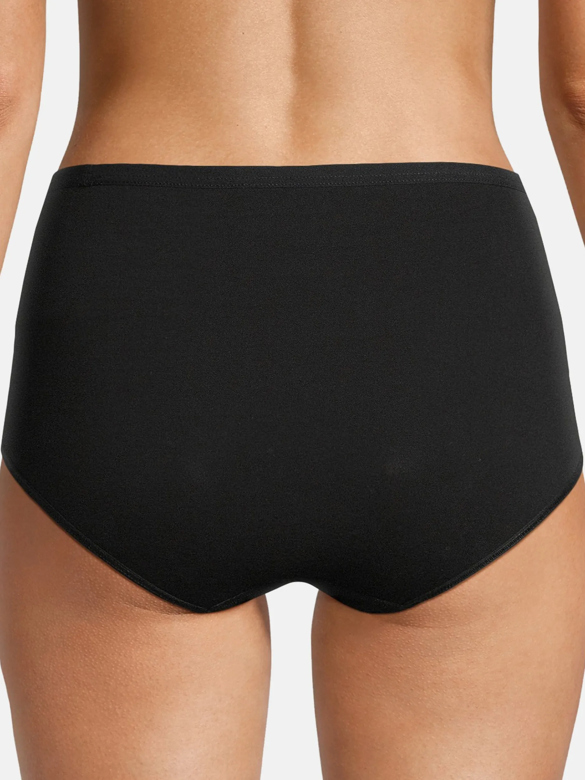Nina von C. Damen Taillen Slip - 6er Pack Basic in schwarz