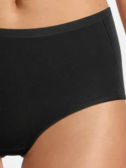 Nina von C. Damen Taillen Slip - 6er Pack Basic in schwarz