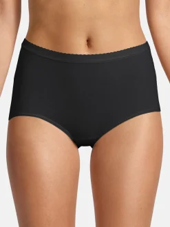 Nina von C. Damen Taillen Slip - 6er Pack Slipboutique in schwarz