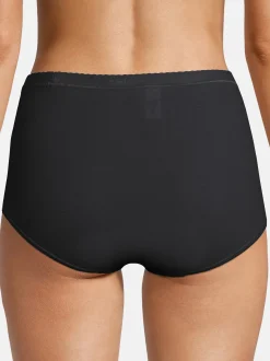 Nina von C. Damen Taillen Slip - 6er Pack Slipboutique in schwarz