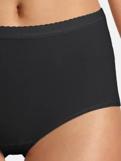 Nina von C. Damen Taillen Slip - 6er Pack Slipboutique in schwarz