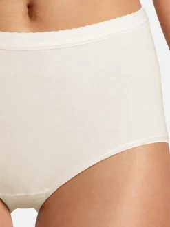 Nina von C. Damen Taillen Slip - 6er Pack Slipboutique in beige weiß