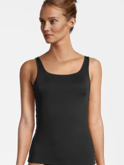 Nina von C. Damen Unterhemd - 3er Pack Pure in schwarz