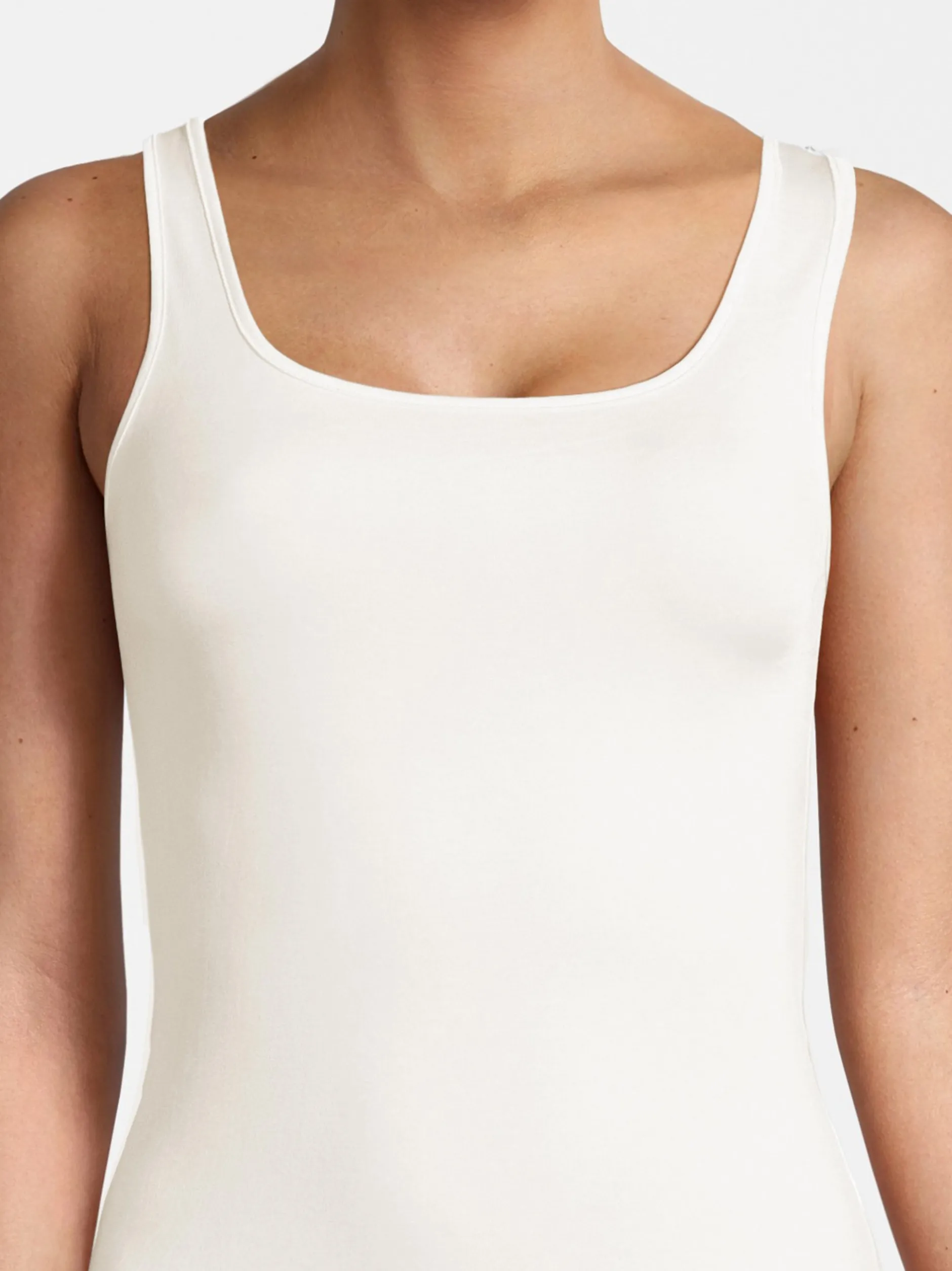 Nina von C. Damen Unterhemd - 3er Pack Pure in beige weiß