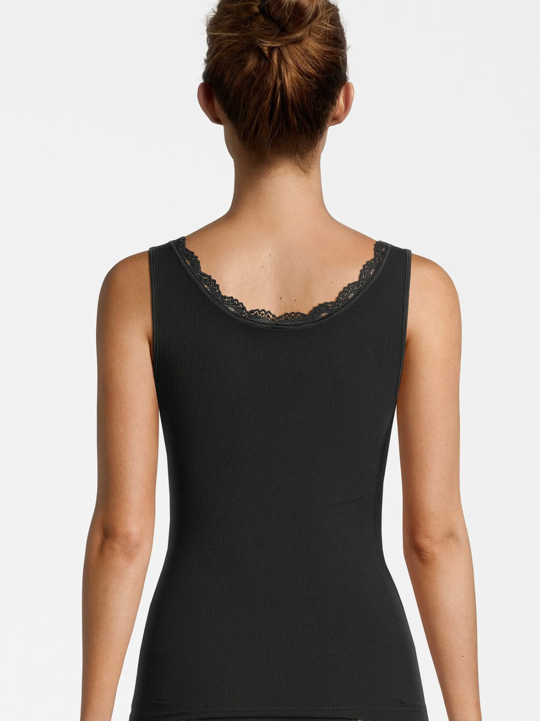 Nina von C. Damen Unterhemd - 3er Pack Body & Soul in schwarz