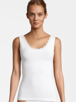 Nina von C. Damen Unterhemd - 3er Pack Body & Soul in weiß