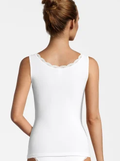 Nina von C. Damen Unterhemd - 3er Pack Body & Soul in weiß