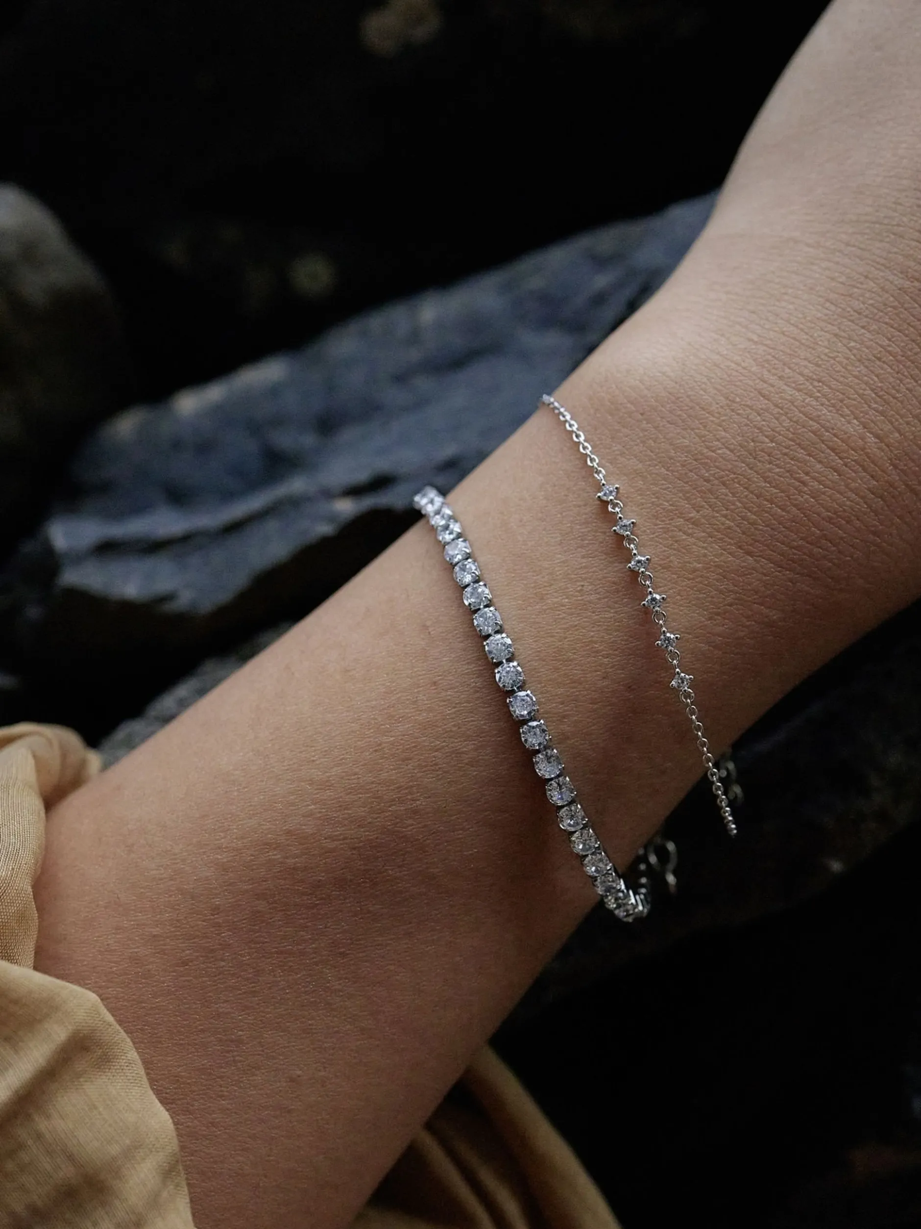 NOELANI Damen Armband in silber
