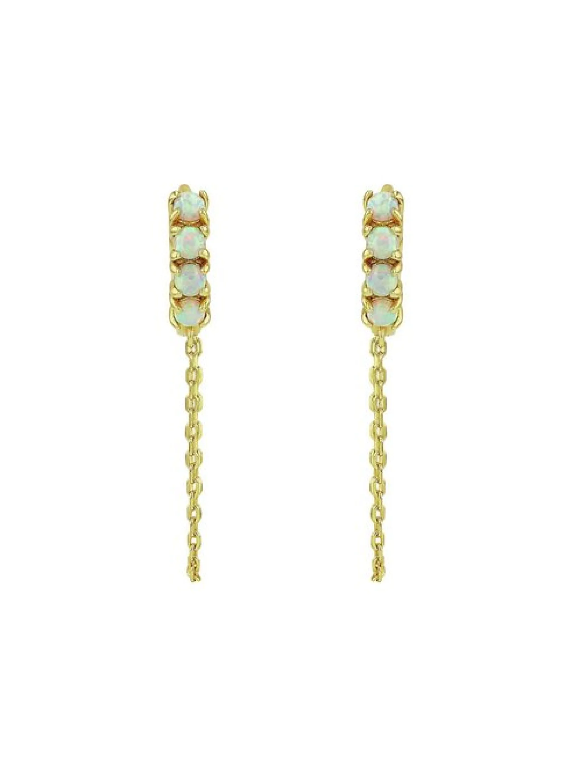 NOELANI Damen Charm Creole in gold