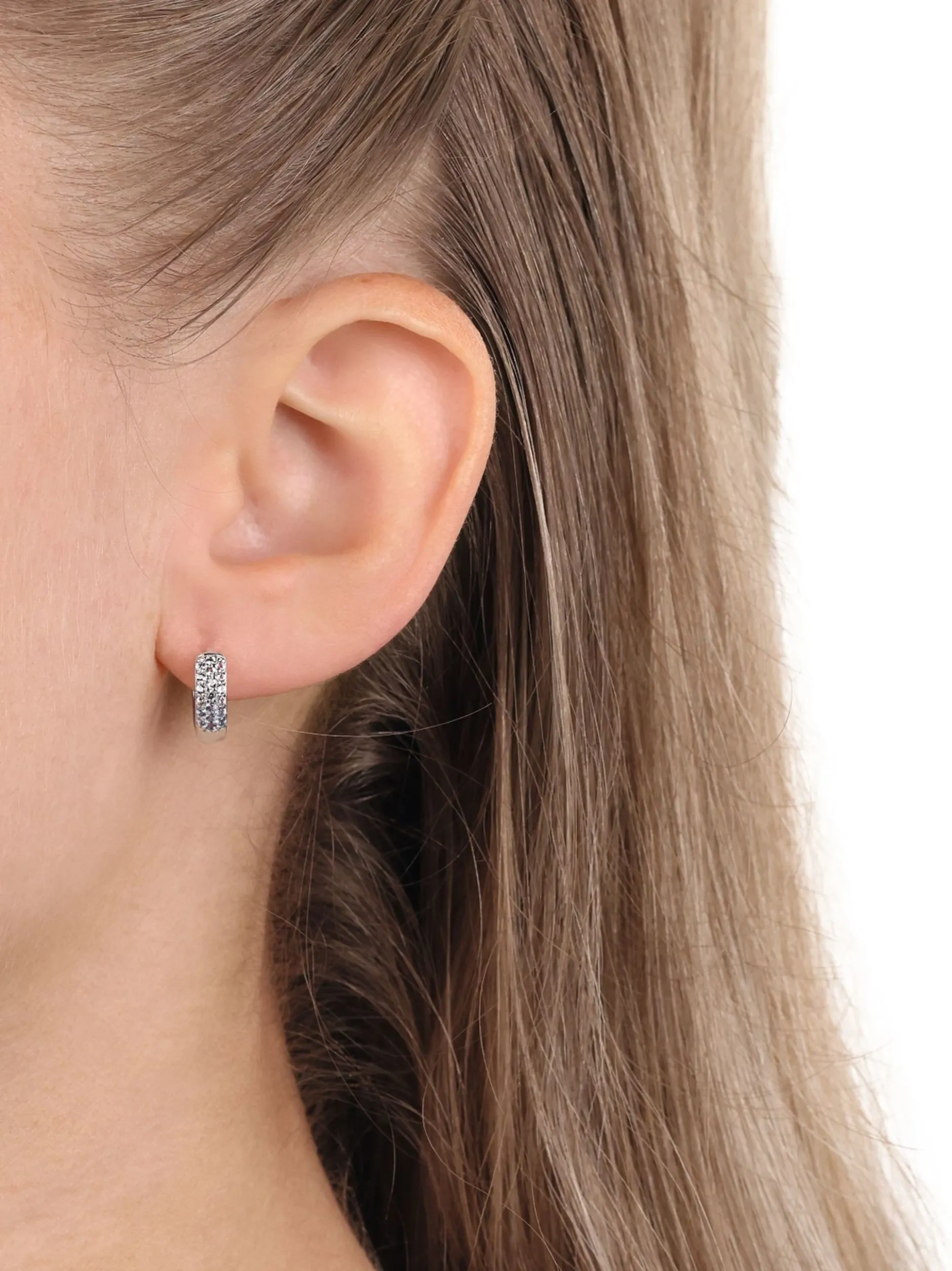 NOELANI Damen Creolen in silber