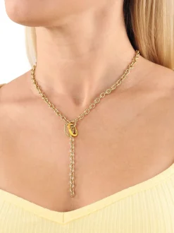 NOELANI Damen Kette mit Anhänger in gold