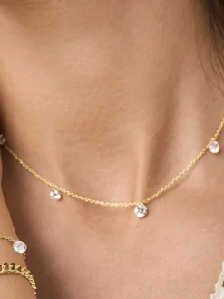 NOELANI Damen Kette mit Anhänger in gold