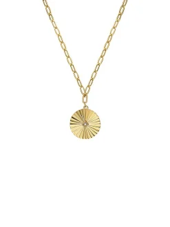 NOELANI Damen Kette mit Anhänger in gold
