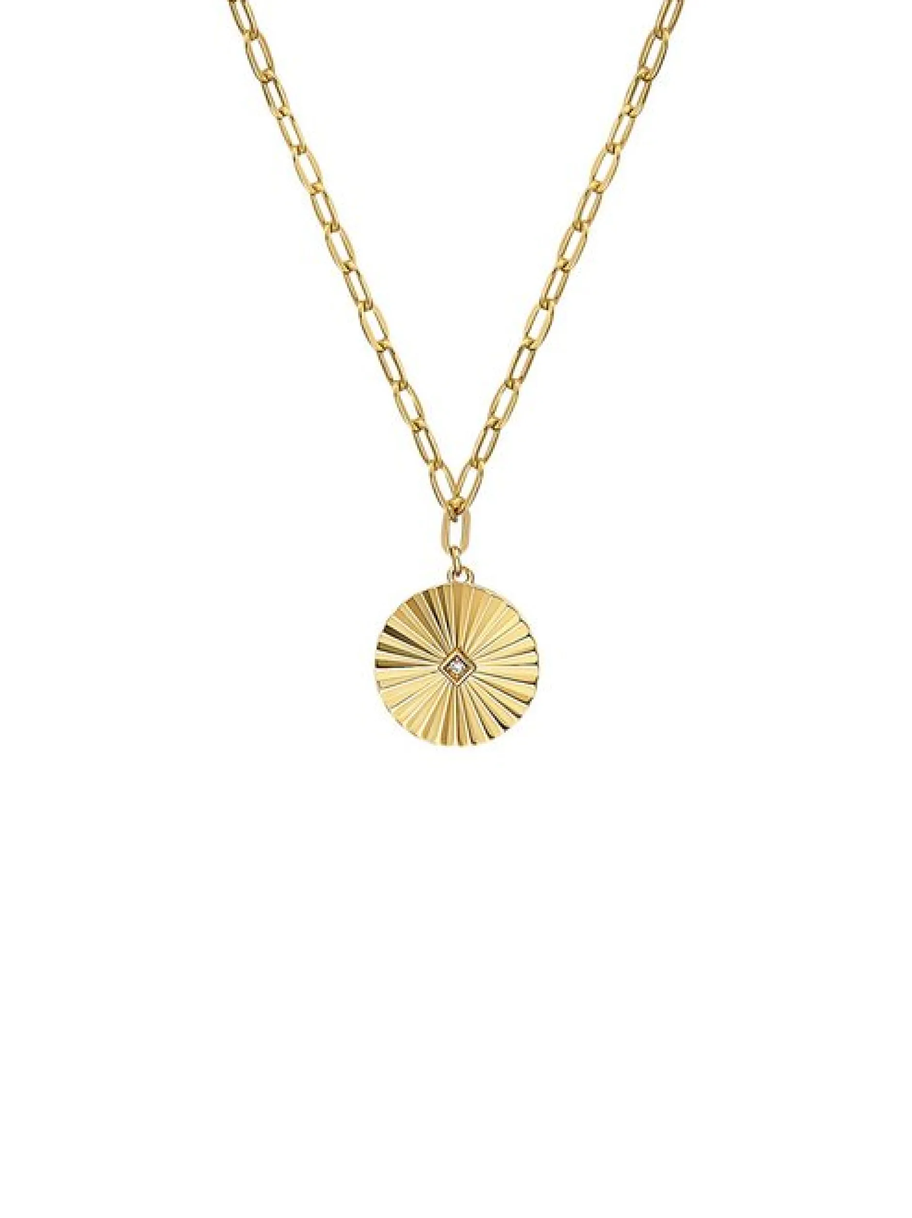 NOELANI Damen Kette mit Anhänger in gold