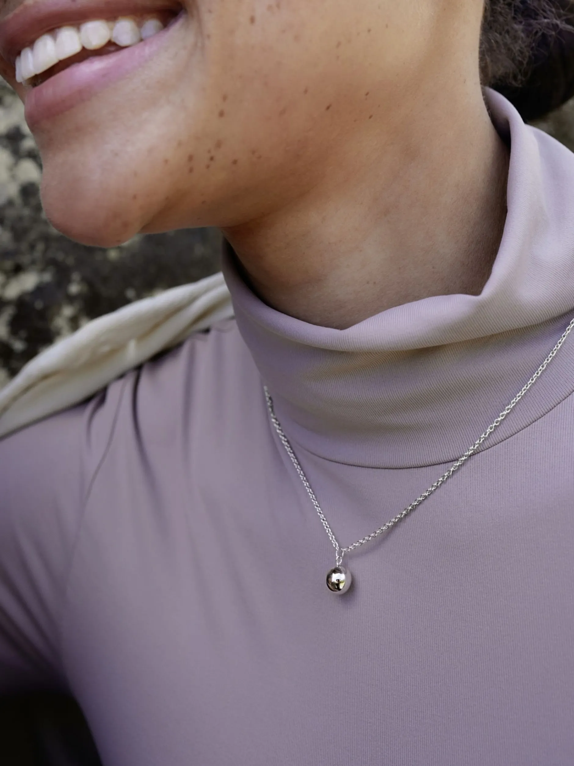 NOELANI Damen Kette mit Anhänger in silber