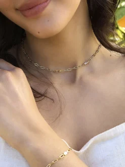 NOELANI Damen Kette mit Anhänger in gold