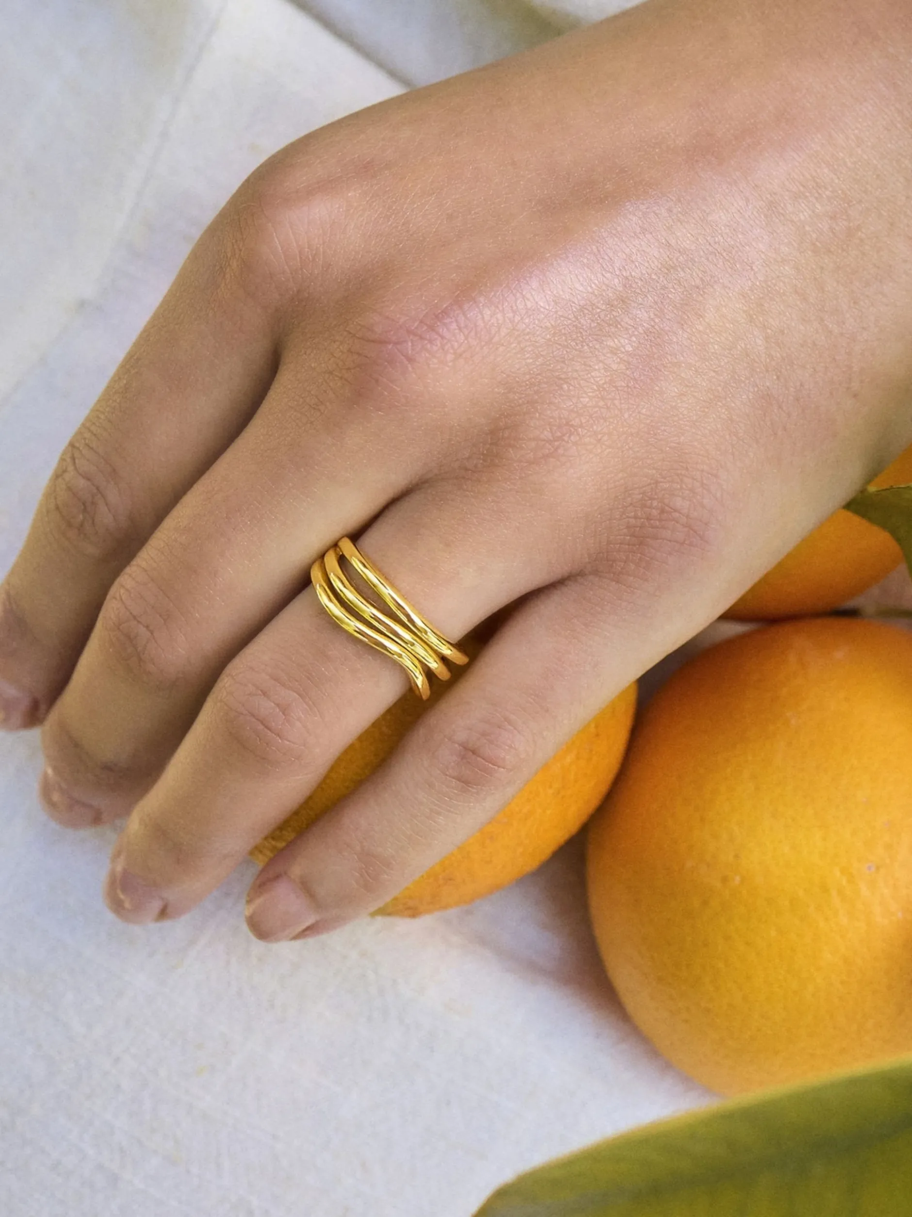 NOELANI Damen Ring in gold