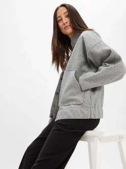 Noisy May Damen Jacke - Halston in hellgrau