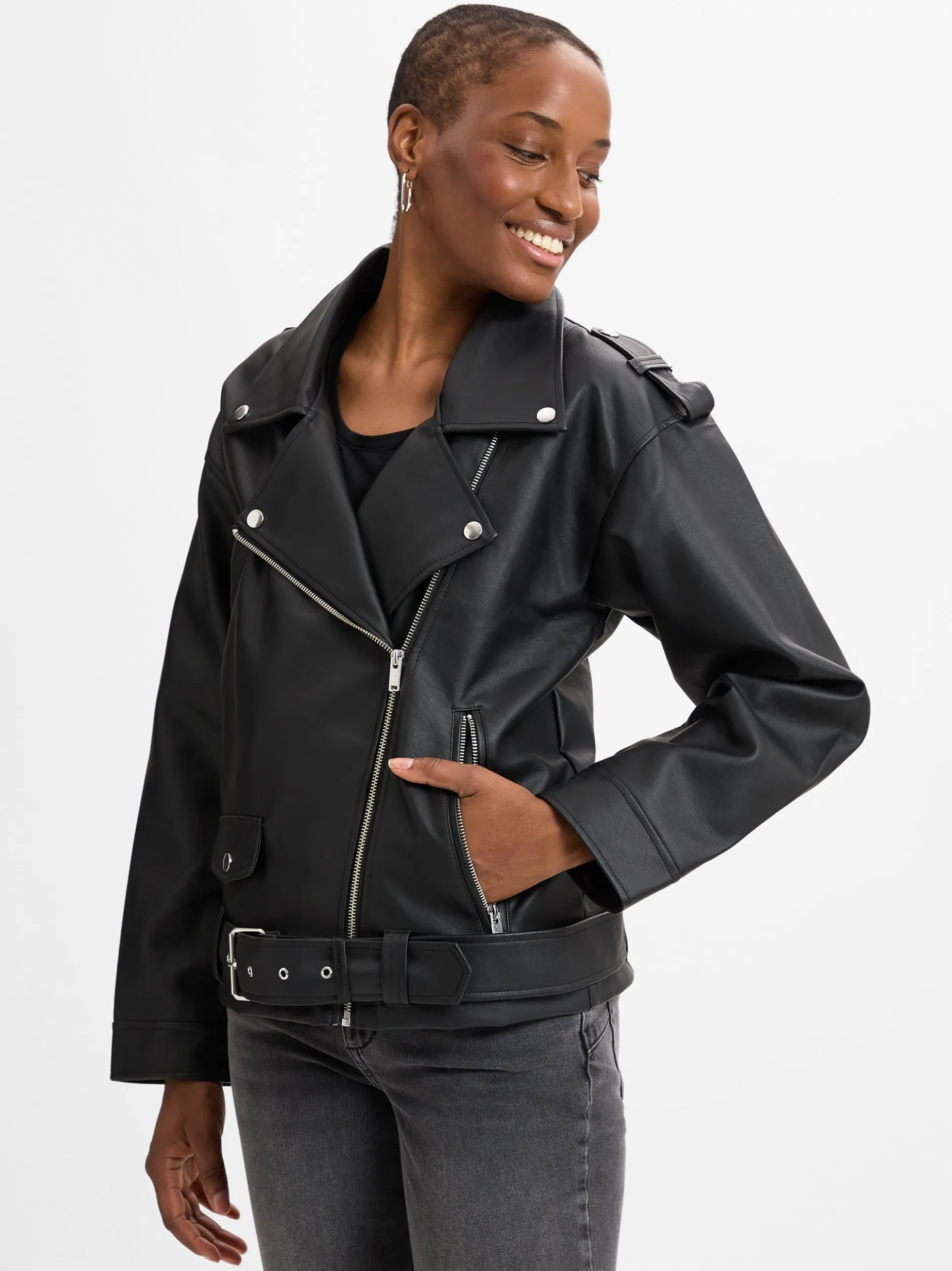 Noisy May Damen Jacke - Paulina in schwarz