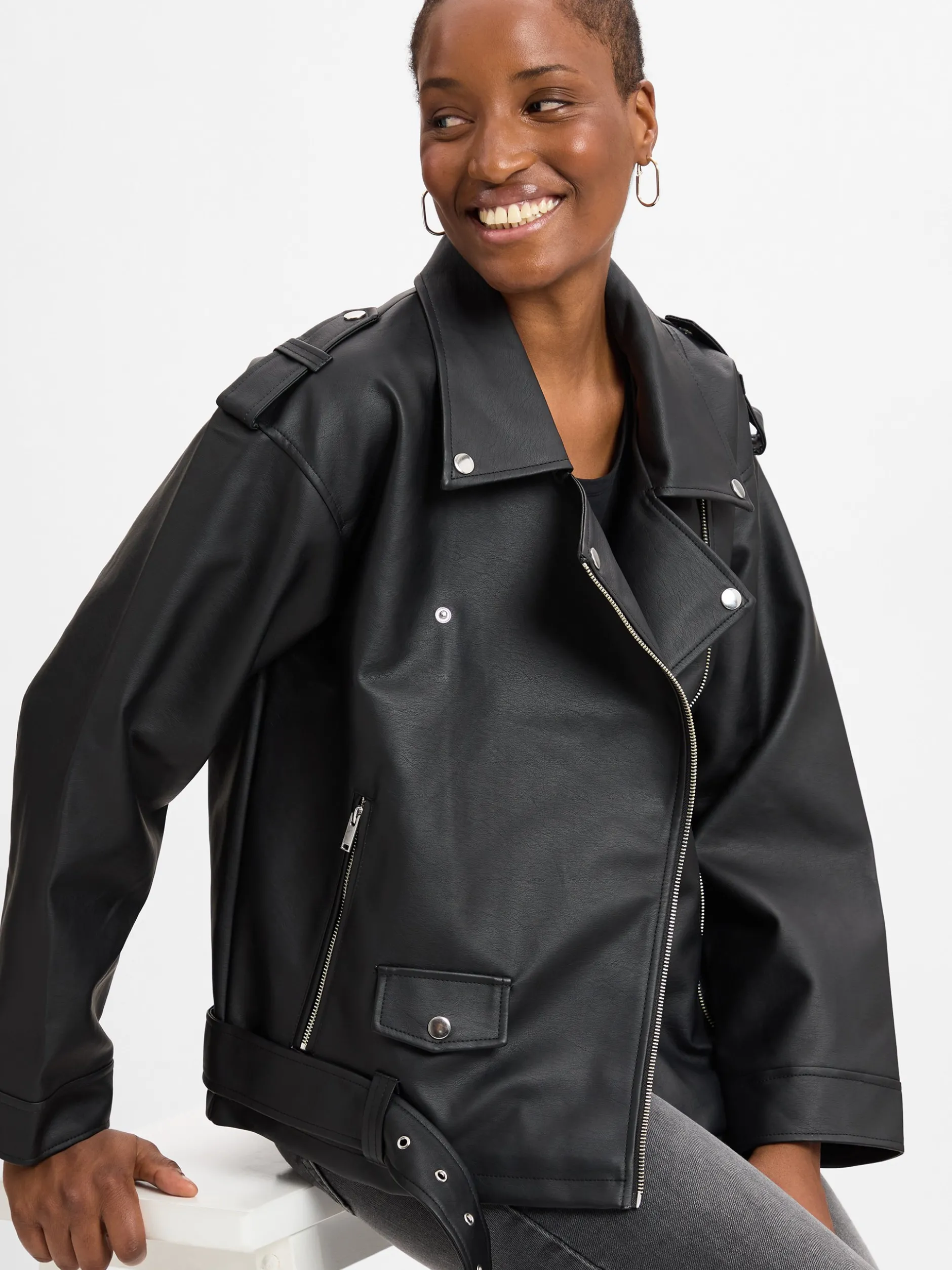 Noisy May Damen Jacke - Paulina in schwarz