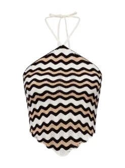 Noisy May Damen Stricktop - NMSadie in beige ecru