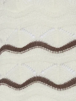 Noisy May Damen Stricktop - NMSadie in ecru mocca