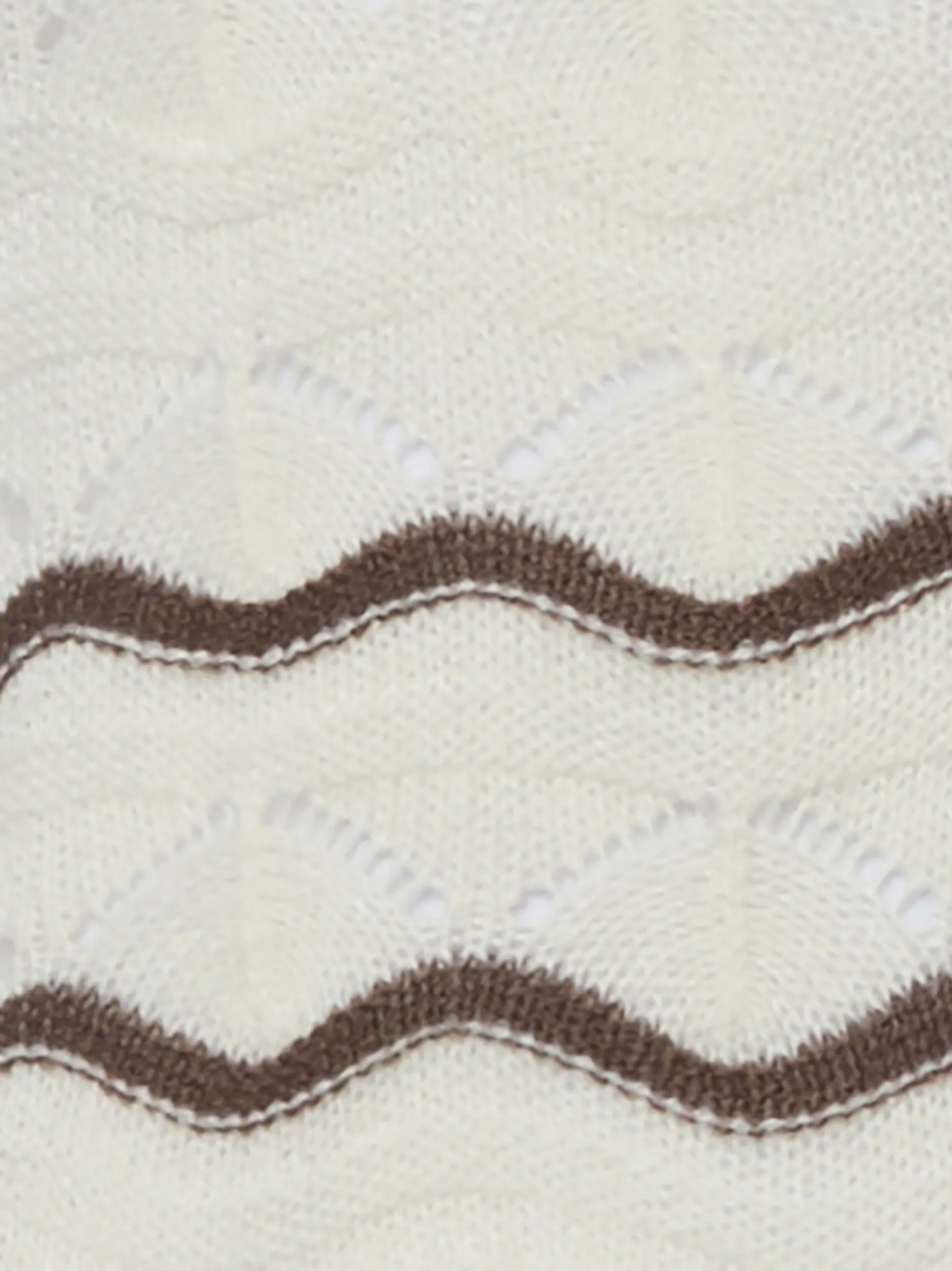 Noisy May Damen Stricktop - NMSadie in ecru mocca