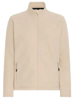 North Bend Damen Fleecejacke - NBConna in beige