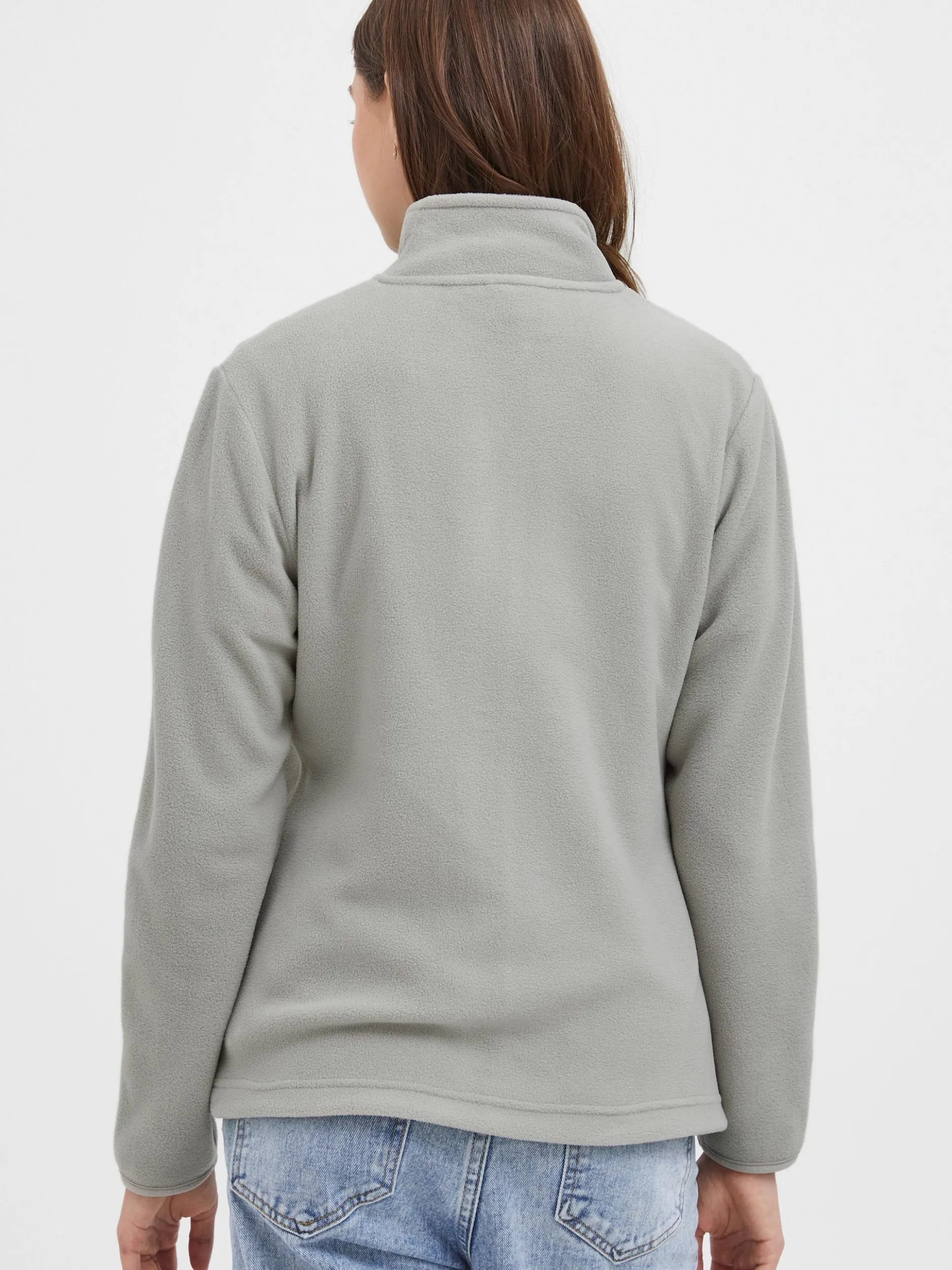 North Bend Damen Fleecejacke - NBConna in grau