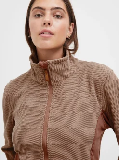 North Bend Damen Fleecejacke - NBHelga W in mocca