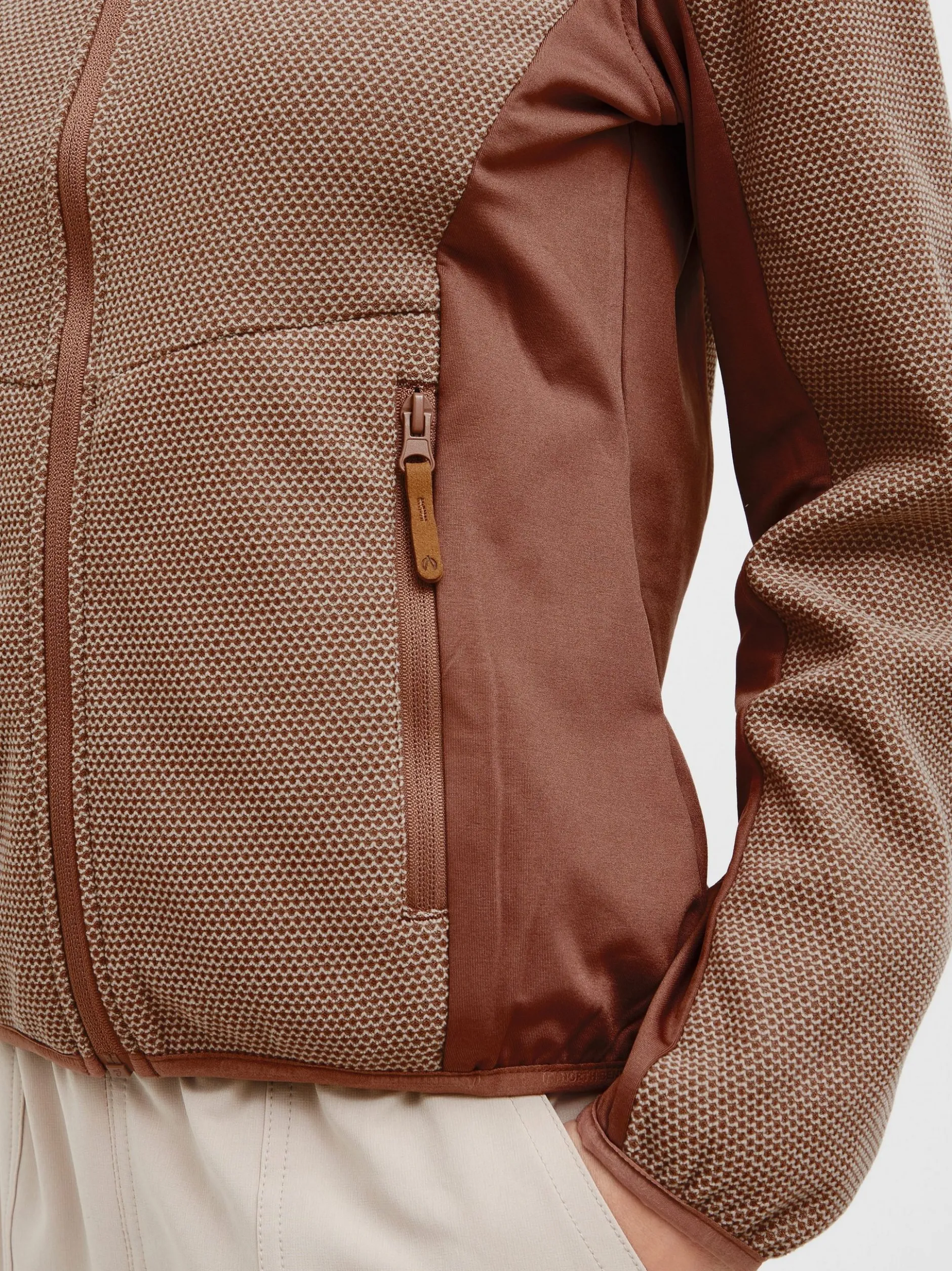 North Bend Damen Fleecejacke - NBHelga W in mocca