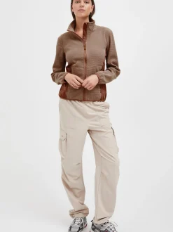 North Bend Damen Fleecejacke - NBHelga W in mocca