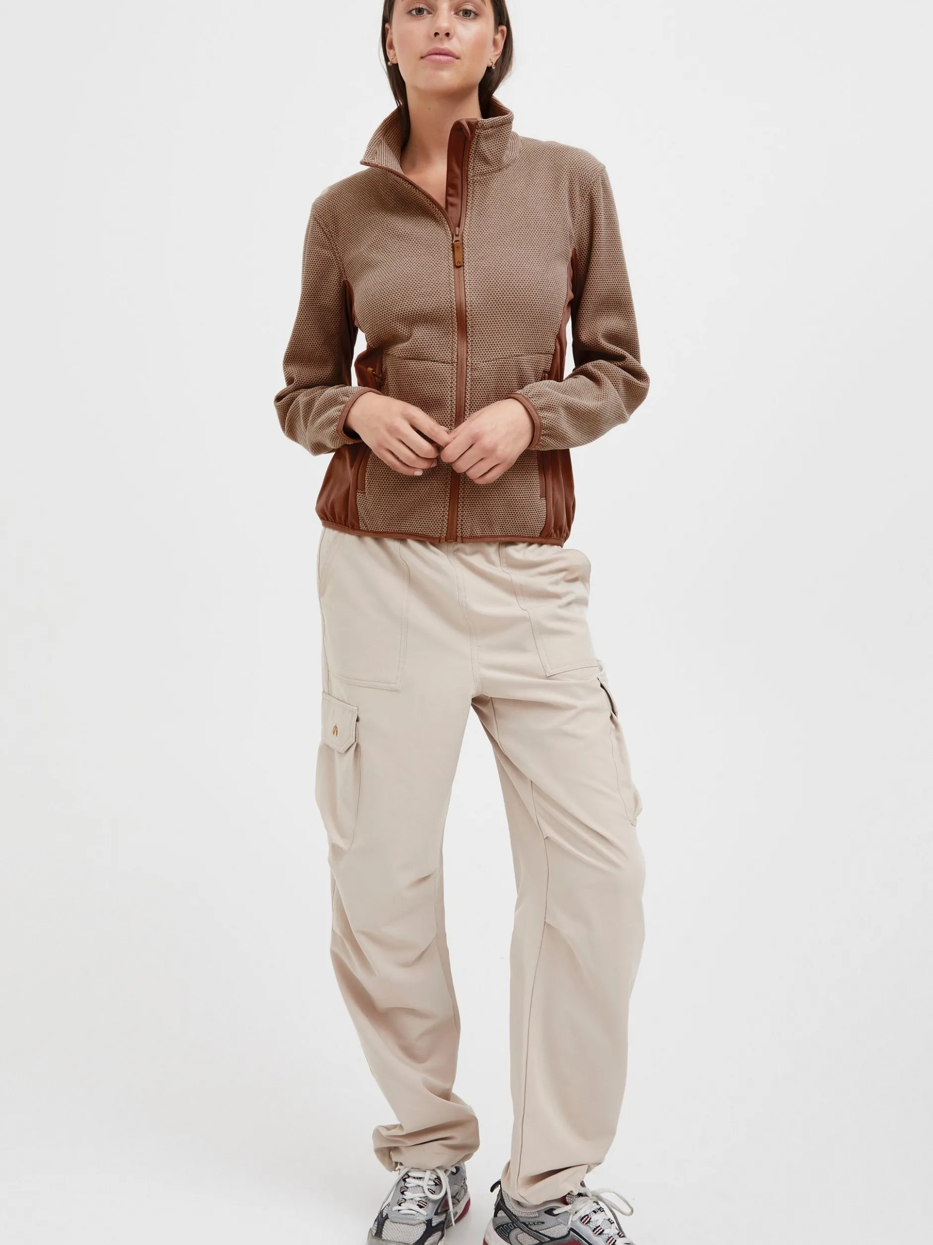 North Bend Damen Fleecejacke - NBHelga W in mocca