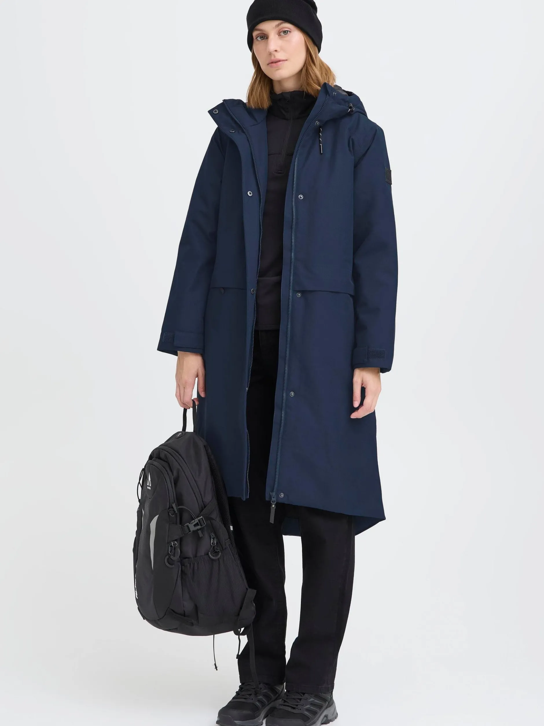 North Bend Damen Kurzmantel - NBMalis W Parka W-Pro 10000 in marine