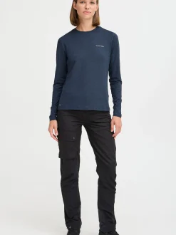 North Bend Damen Langarmshirt - NBAdri in blau