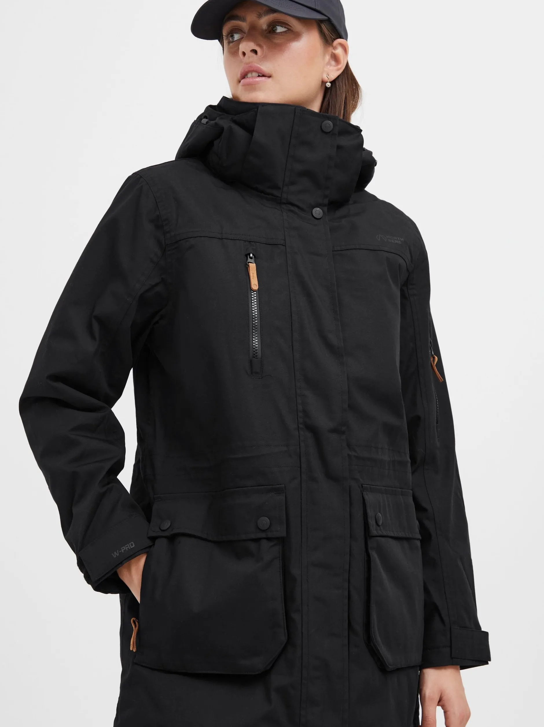 North Bend Damen Outdoorjacke - NBWanda in schwarz