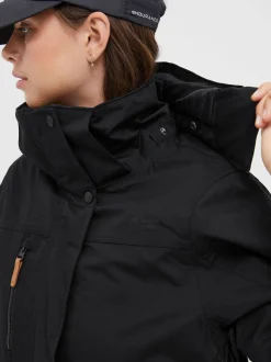 North Bend Damen Outdoorjacke - NBWanda in schwarz