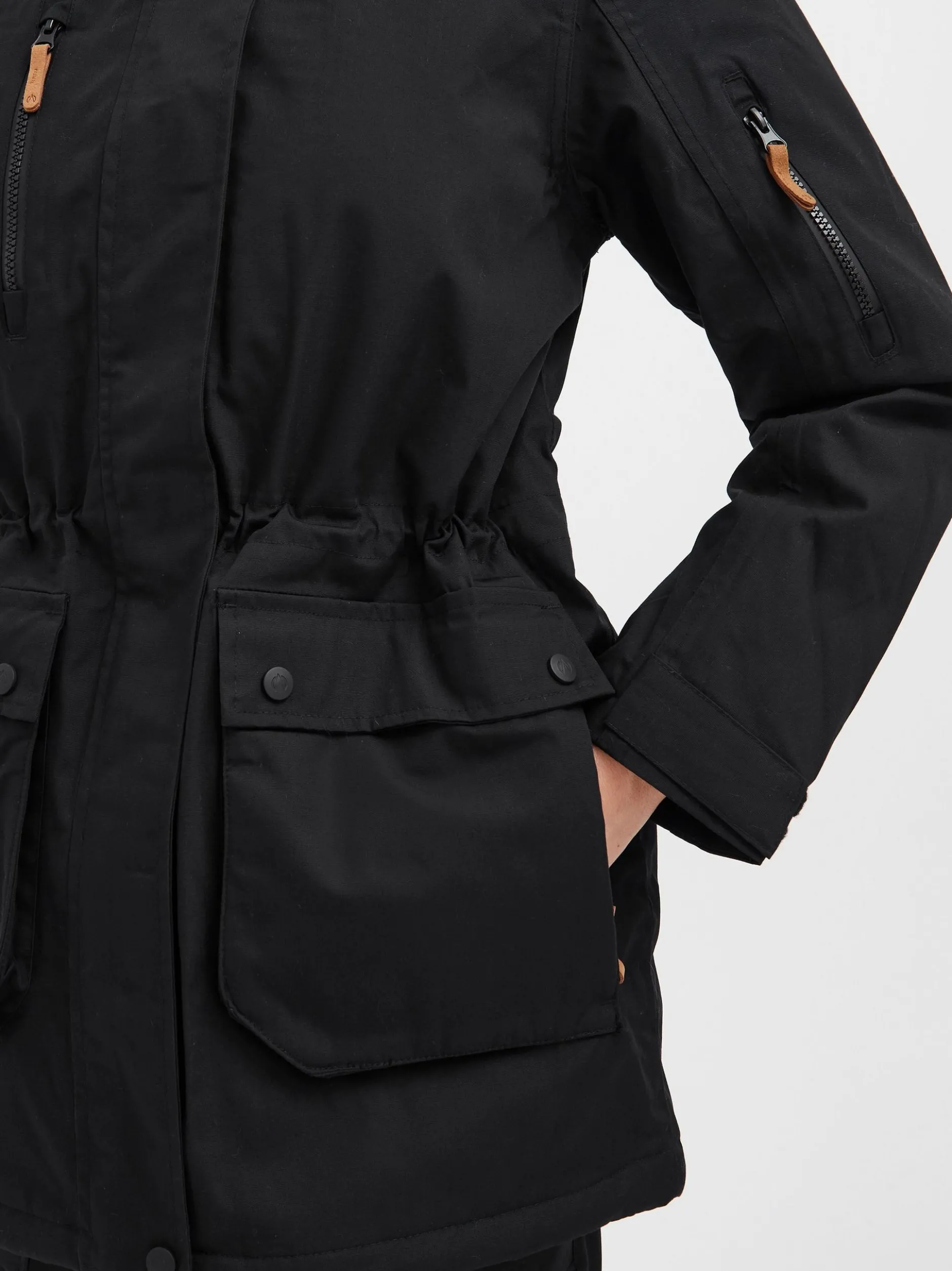 North Bend Damen Outdoorjacke - NBWanda in schwarz