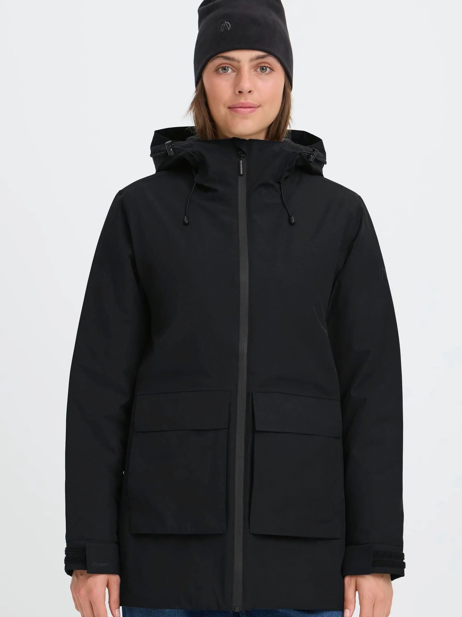 North Bend Damen Outdoorjacke - NBKarli in schwarz